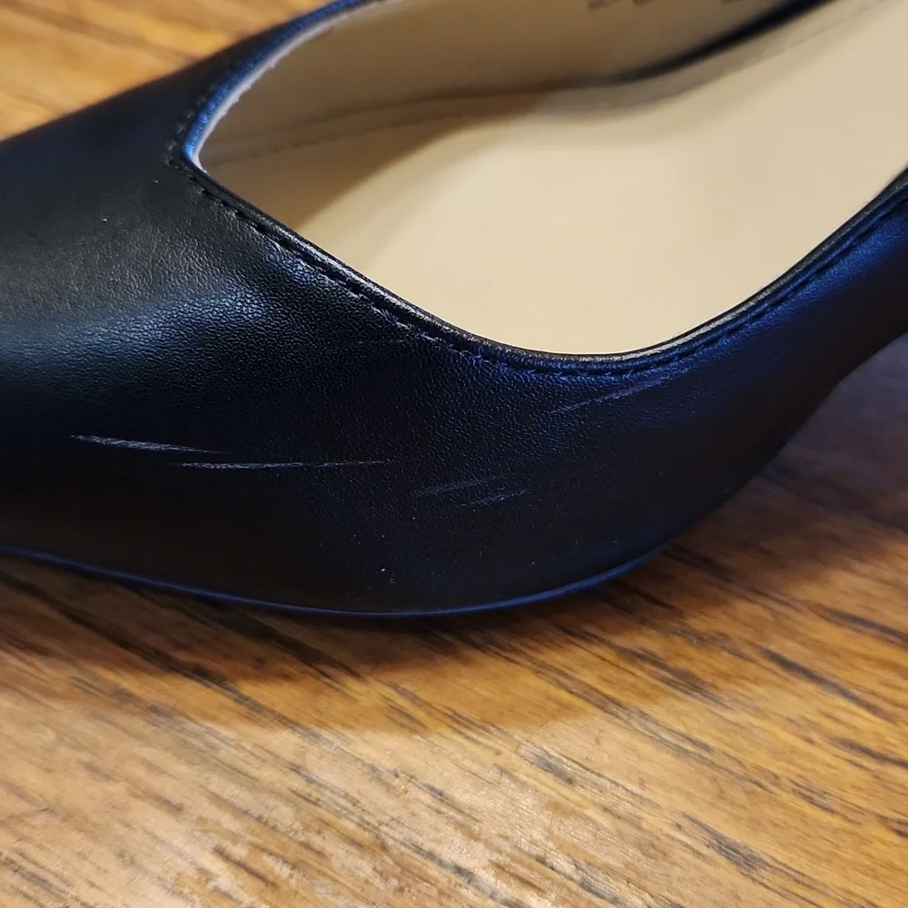 Marc Fisher Black Sling Back Heels Size 8 - Picture 6 of 6